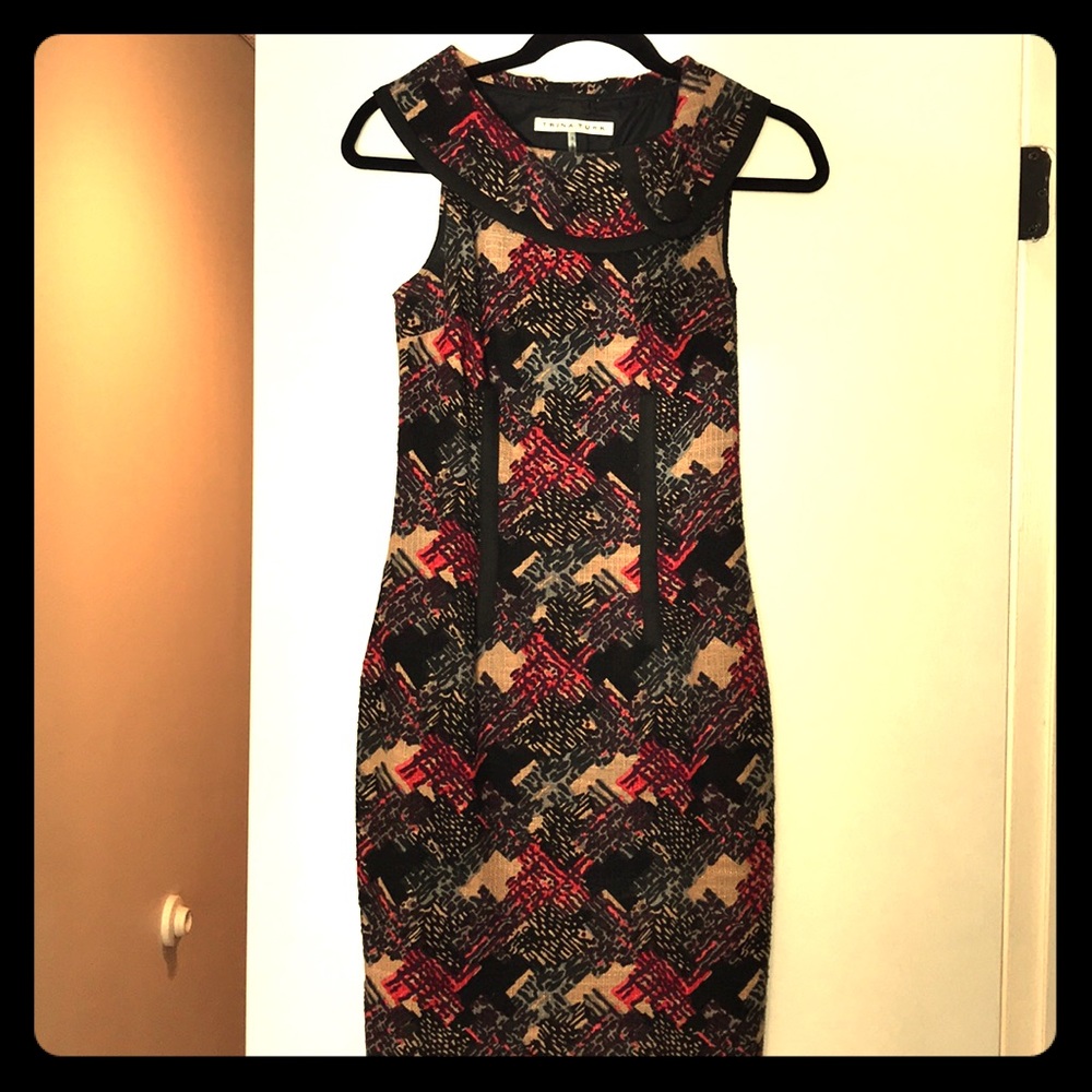 Trina Turk tweed dress